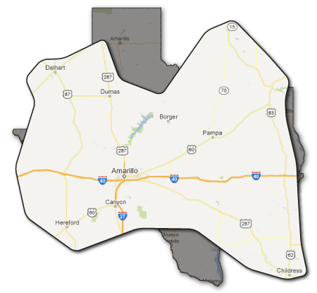 Southern Painting - Amarillo Service Areas