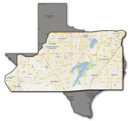 Southern Painting - Arlington Office Service Areas