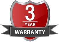 3 Year Warranty