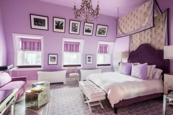 all purple