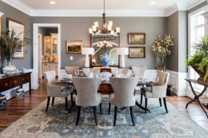 Picture of a recently painted dining room.